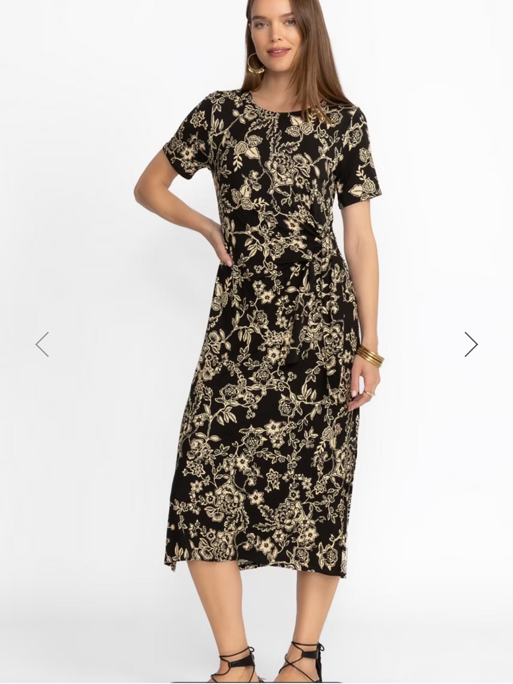 NWT Johnny Was The Janie Favorite Side Tie Knit Dress PL